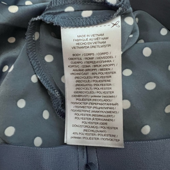 Lauren Ralph Lauren Blue Polka Dot Skirt - Picture 5 of 5